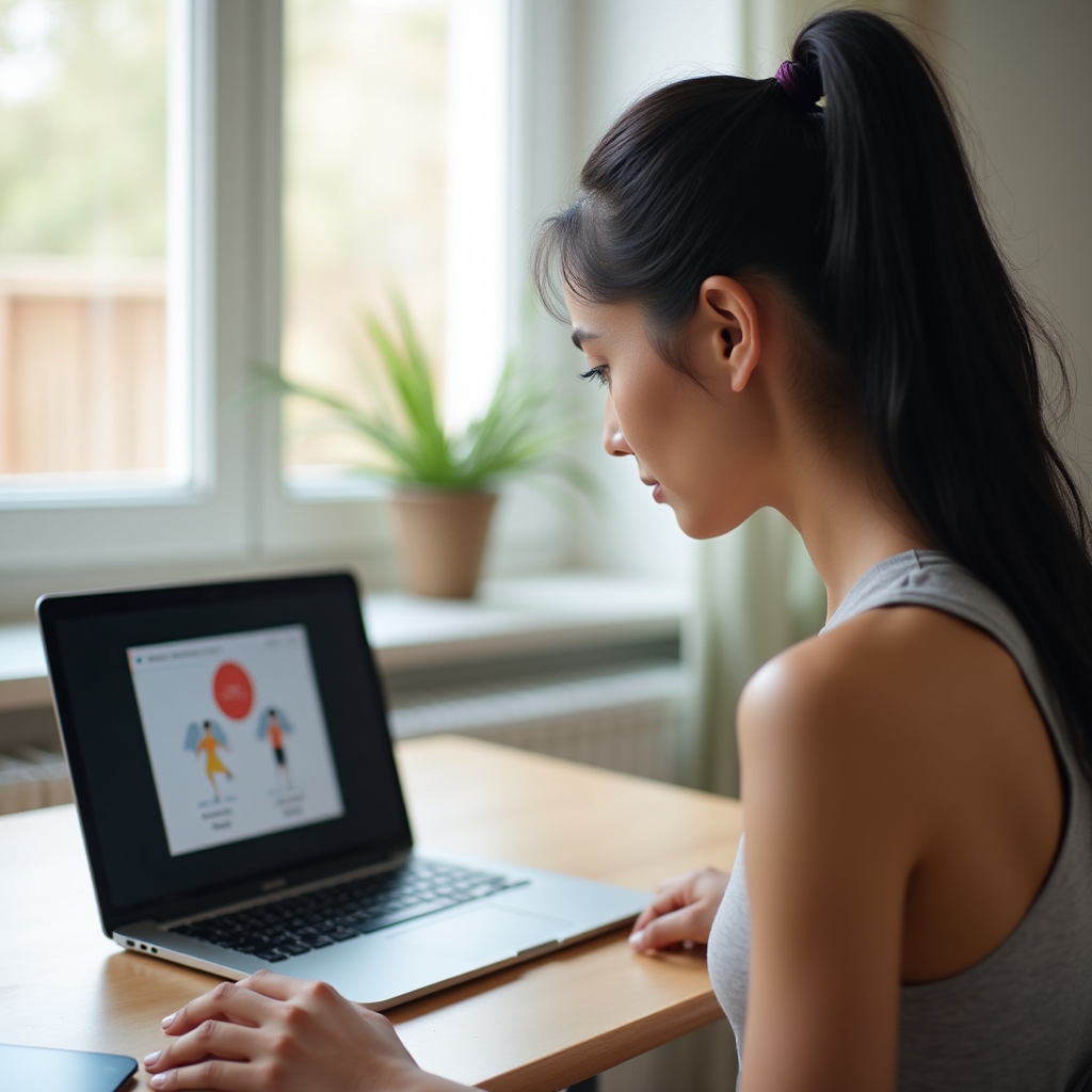 Live webinar session with recreational sports training content on screen